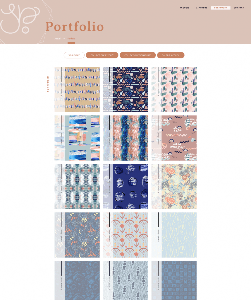 apercu collections sandra benoit