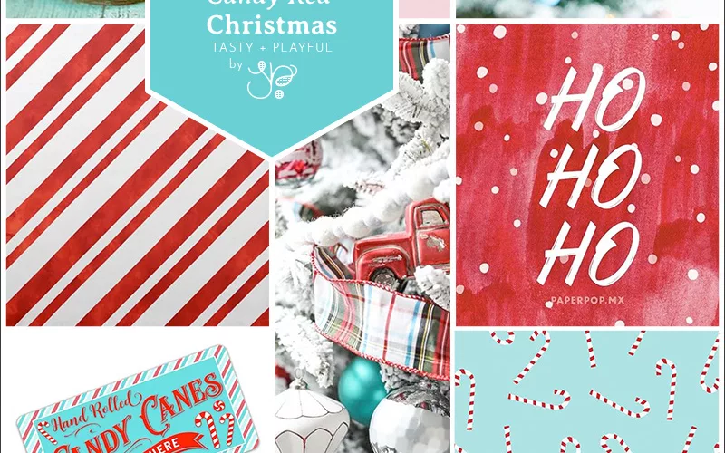 Tasty and playful Christmas moodboard