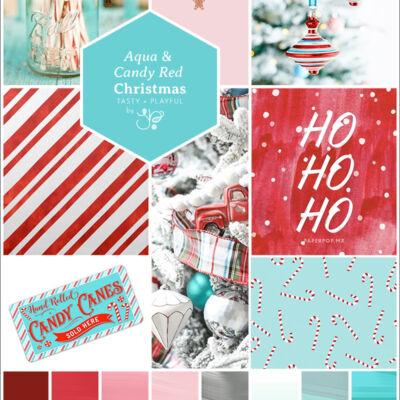 Tasty and playful Christmas moodboard